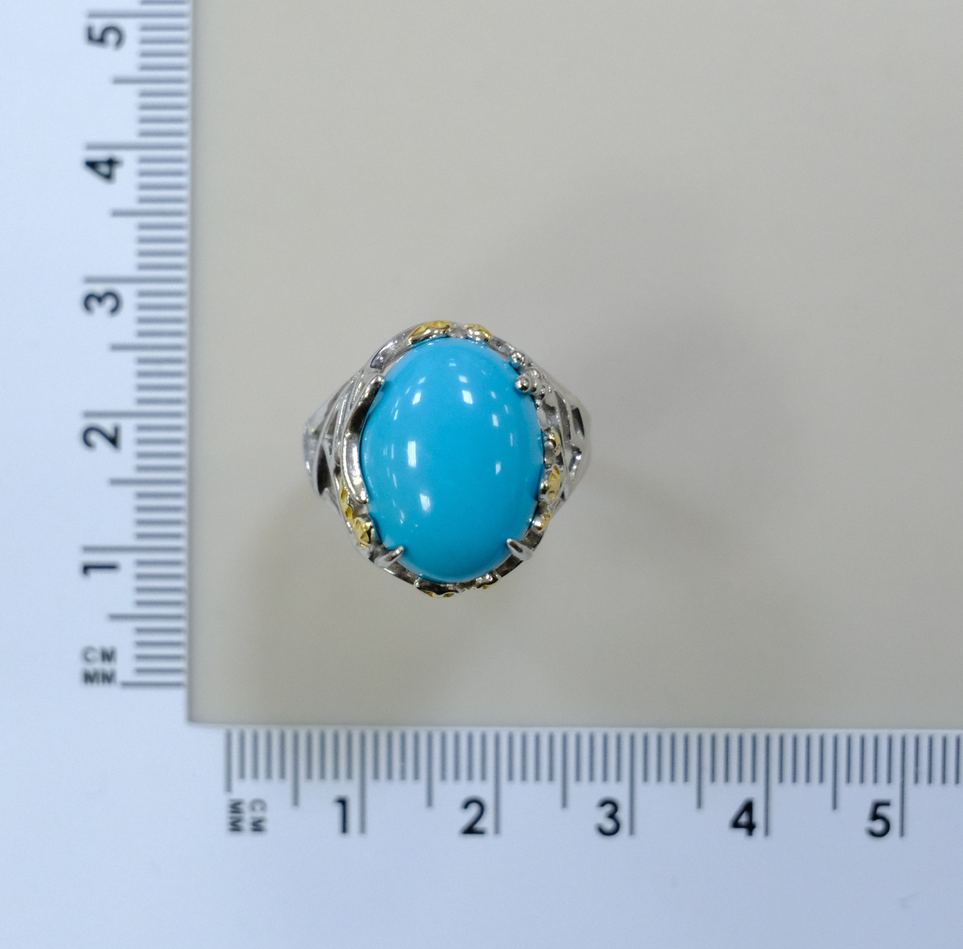 Серебряное кольцо с бирюзой